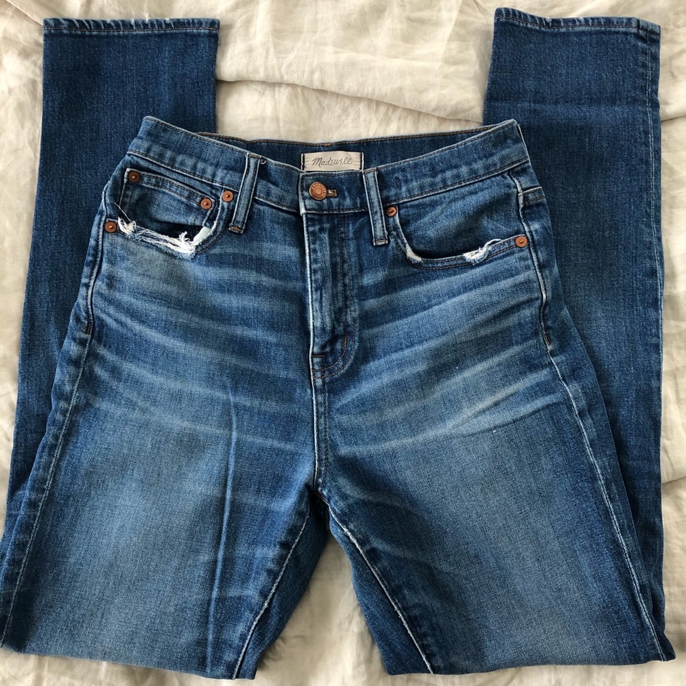 Madewell “The high-rise slim boyjean”